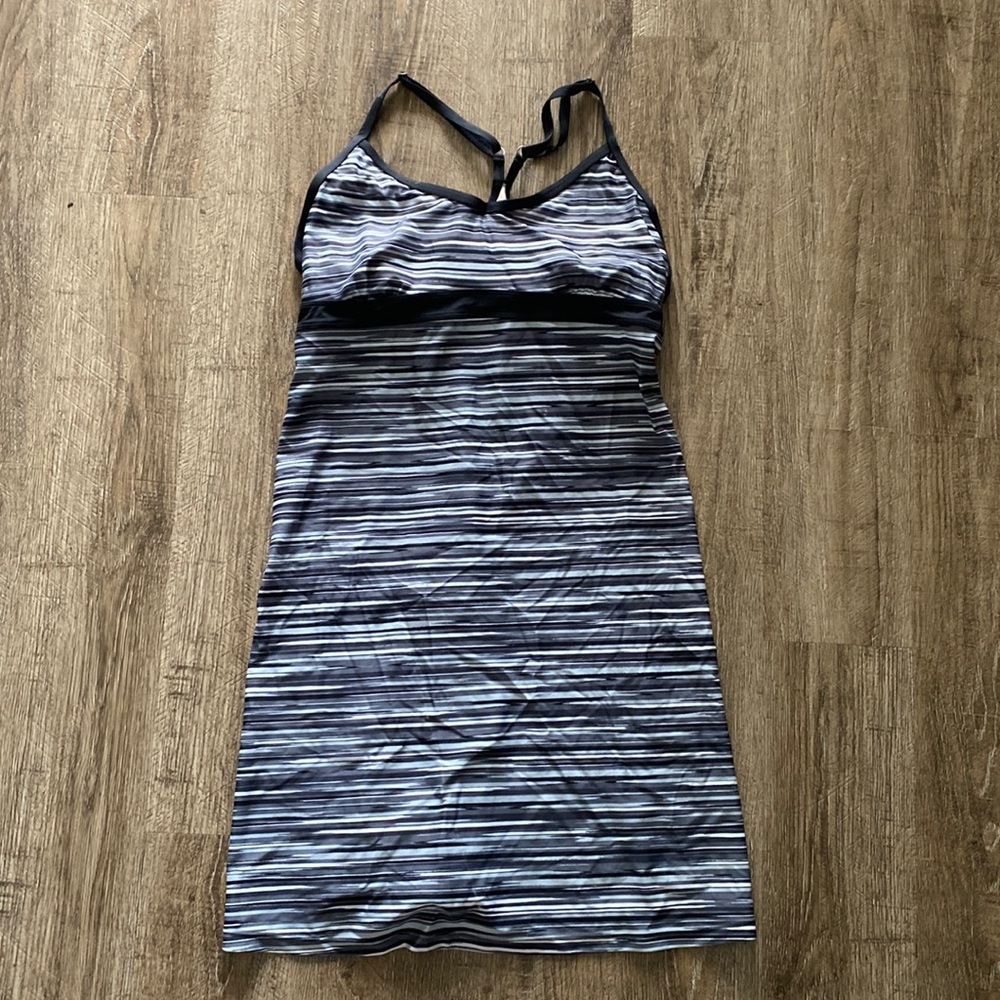 Athleta swim dress with shelf bra